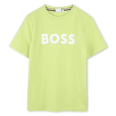 T-shirt manga curta em algod&atilde;o BOSS BOY