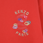 Vestido a direito com bordados KENZO KIDS 
                    GIRL