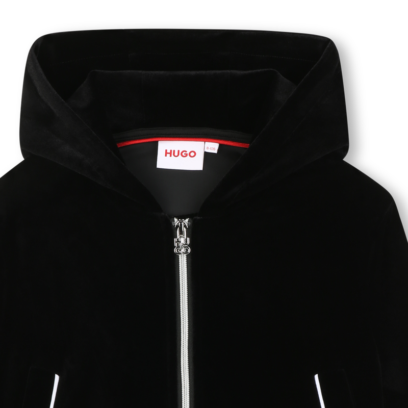 Cardigan com capuz HUGO 
                        GIRL
