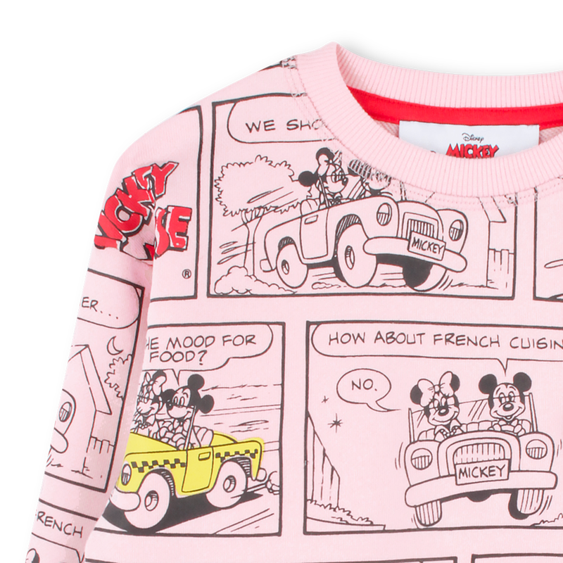 Sweatshirt em molet&atilde;o MARC JACOBS 
                        GIRL