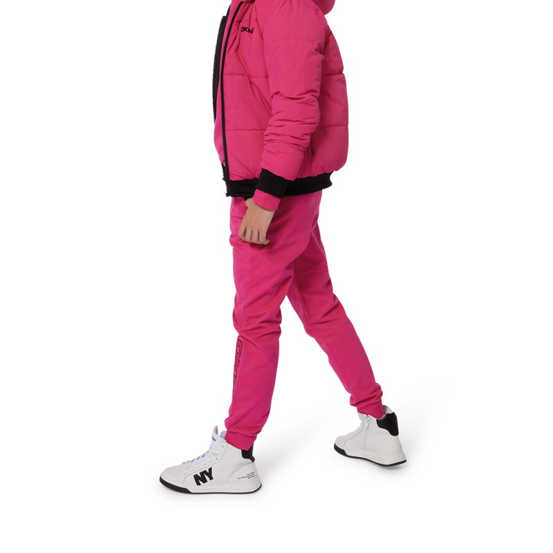 Cal&ccedil;as de jogging em molet&atilde;o DKNY 
                        UNISEX