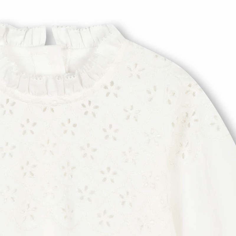 Blusa bordada com folho CHLOE 
                    GIRL
