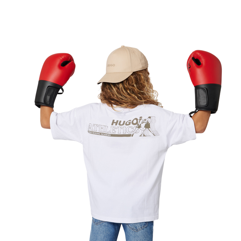 T-shirt de manga curta HUGO 
                    BOY