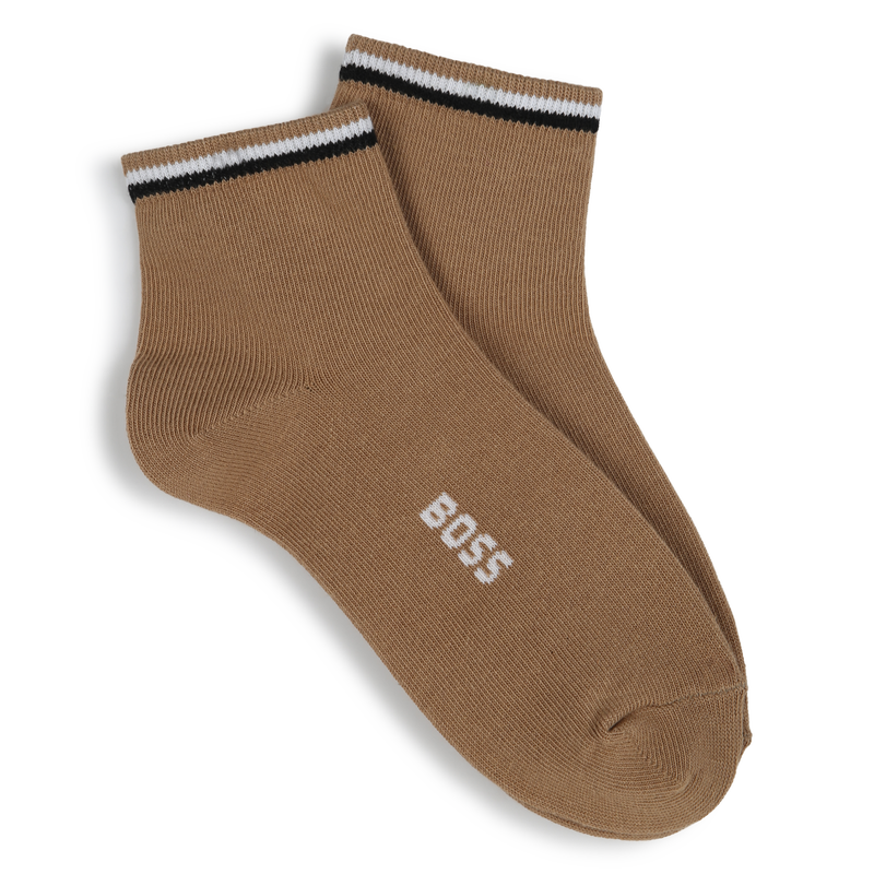 Lote de 2 pares de soquetes BOSS 
                        MENINO