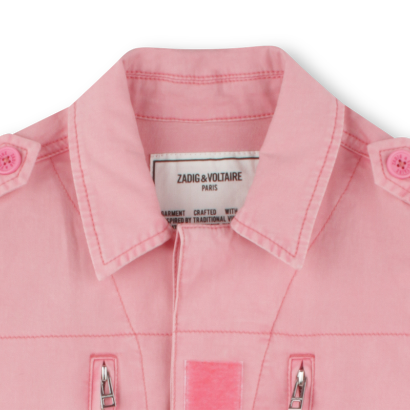 Casaco militar com bot&otilde;es ZADIG & VOLTAIRE 
                        GIRL