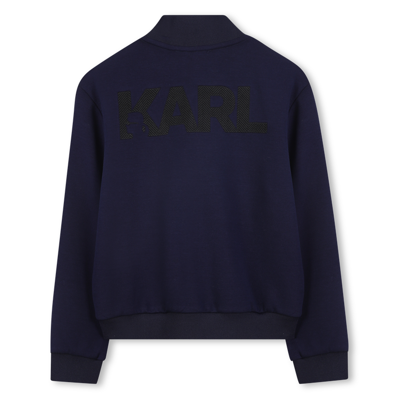 Cardig&atilde; duplo em jersey KARL LAGERFELD KIDS 
                        BOY