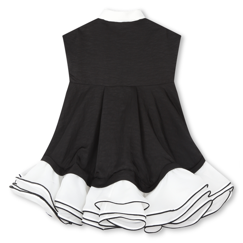 Vestido de cerimónia com fecho KARL LAGERFELD KIDS 
                    GIRL