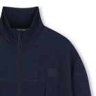 Cardigan em satim ondulado BOSS 
                    BOY