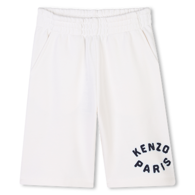 Bermudas em moletão de algodão KENZO KIDS UNISEX