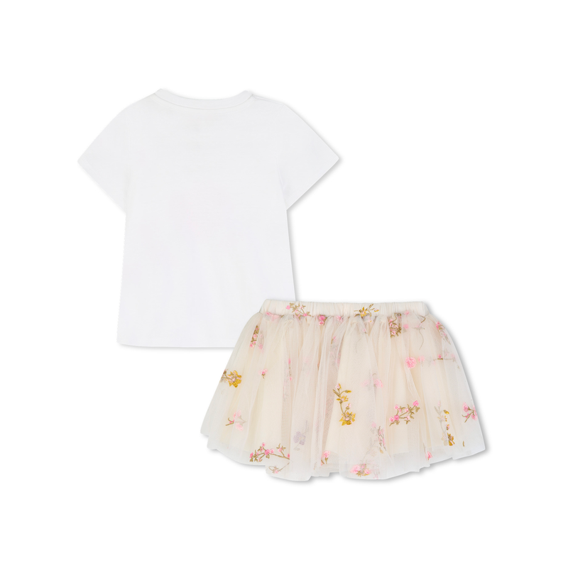 Conjunto de saia e camiseta GIVENCHY 
                        MENINA