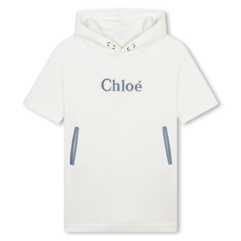 Vestido em moletão com capuz CHLOE 
                    GIRL