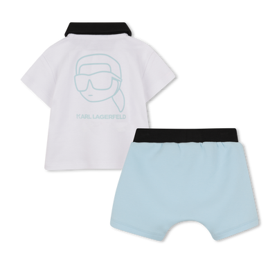 CONJUNTO DE T-SHIRTS E CAL&Ccedil;&Otilde;ES KARL LAGERFELD KIDS BOY