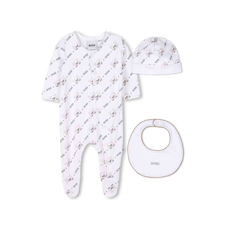 Conjunto de pijama e gorro BOSS 
                        UNISEX