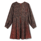 Vestido estampado em voile MICHAEL KORS 
                    GIRL