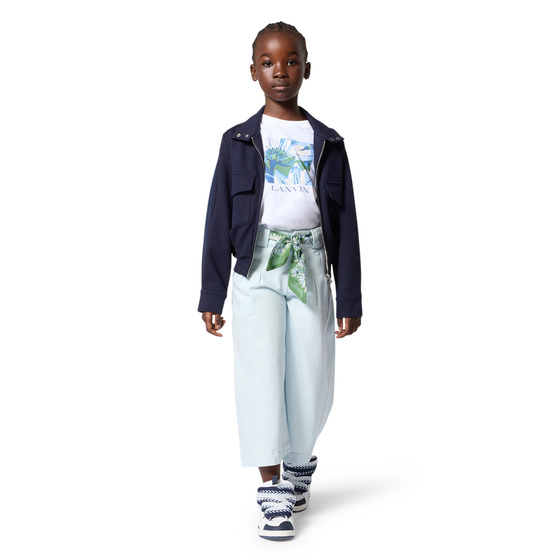 T-SHIRT DE MANGA CURTA LANVIN 
                        GIRL