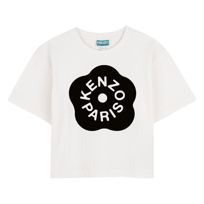 T-SHIRT ESTAMPADA EM RELEVO KENZO KIDS GIRL