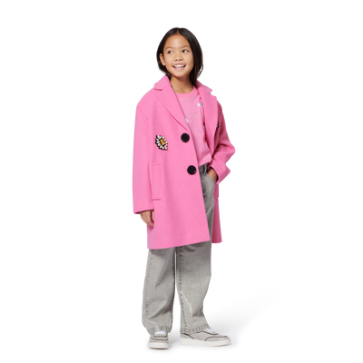 Casaco de ervilha em pano de lã MARC JACOBS GIRL