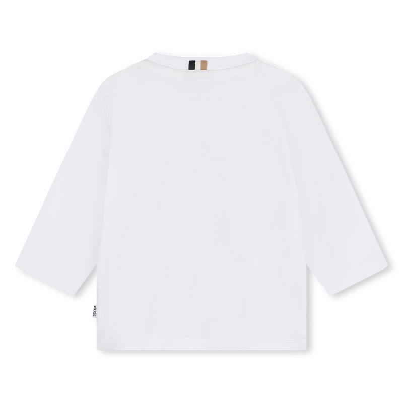 T-shirt algodão com estampado BOSS 
                    BOY