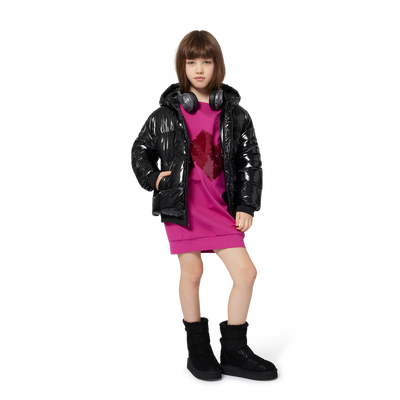 Vestido de manga comprida KARL LAGERFELD KIDS GIRL