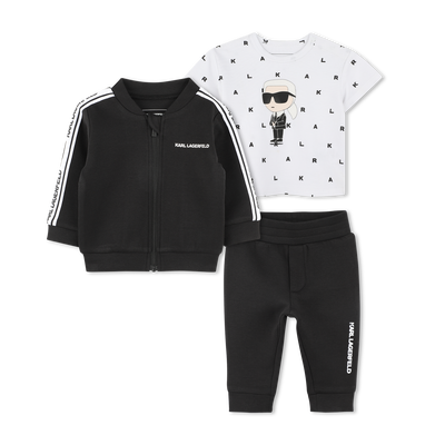 Conjunto de jogging de 3 pe&ccedil;as KARL LAGERFELD KIDS BOY