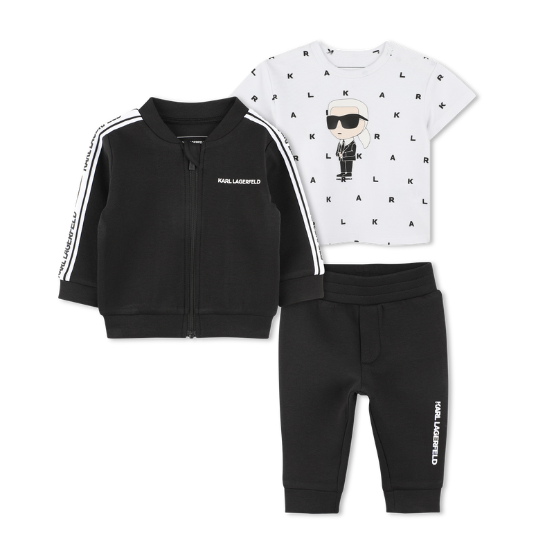 Conjunto de jogging de 3 pe&ccedil;as KARL LAGERFELD KIDS 
                        BOY