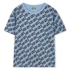 T-shirt em algod&atilde;o estampado KENZO KIDS 
                    BOY