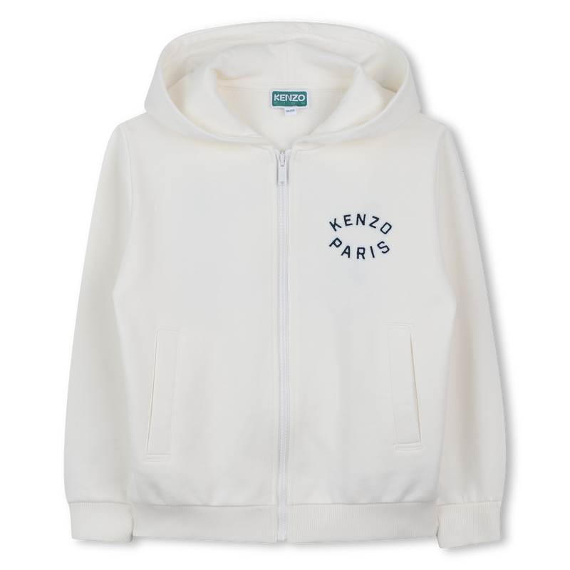 Cardig&atilde; de jogging em algod&atilde;o KENZO KIDS 
                        UNISEX