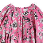 Vestido de cetim de algod&atilde;o MARC JACOBS 
                    GIRL