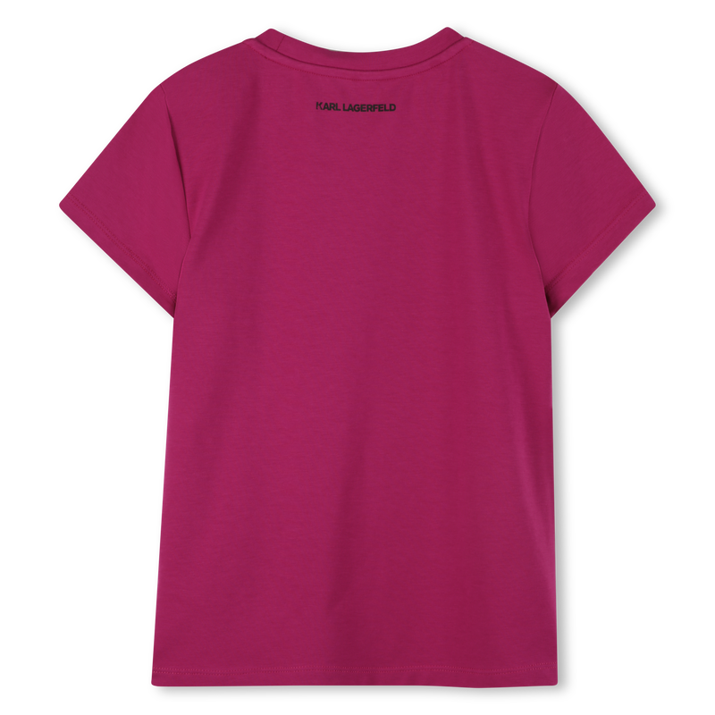 T-shirt de manga curta KARL LAGERFELD KIDS 
                    GIRL