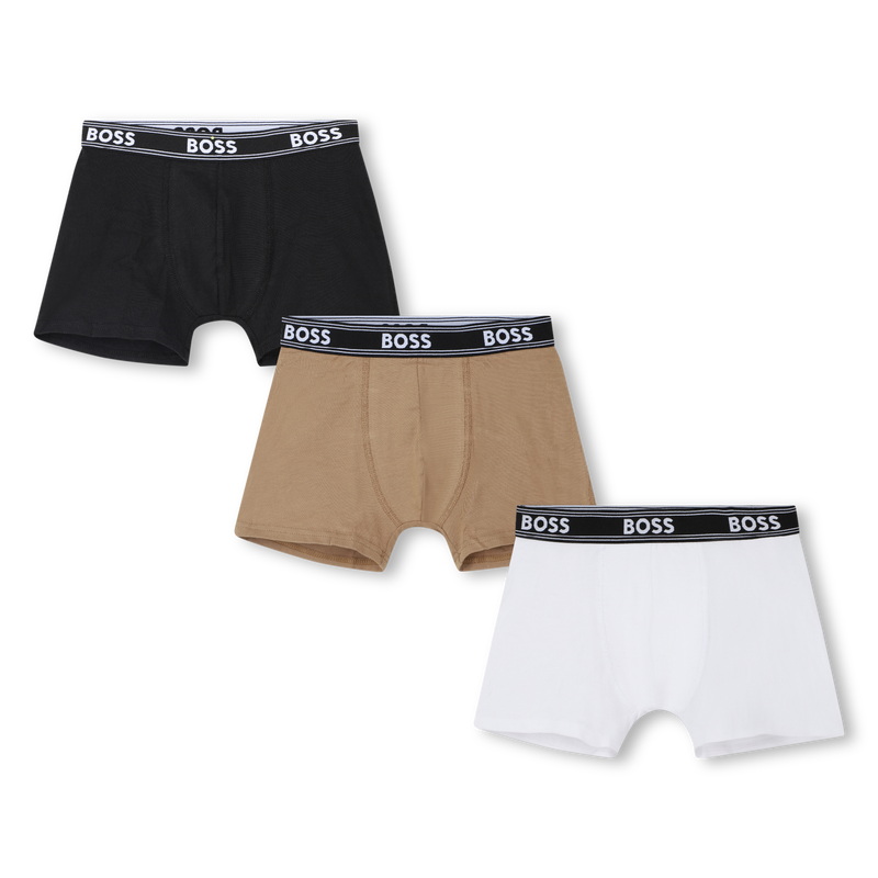 Pack de 3 cuecas boxer jersey BOSS 
                    BOY