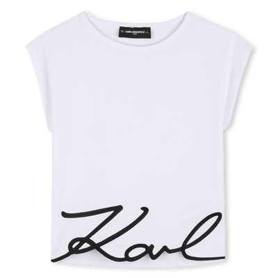 T-SHIRT DE MANGA CURTA KARL LAGERFELD KIDS GIRL