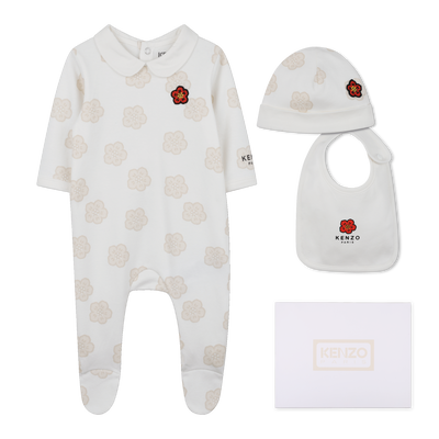 Conjunto de pijama, touca e babador KENZO KIDS UNISSEX