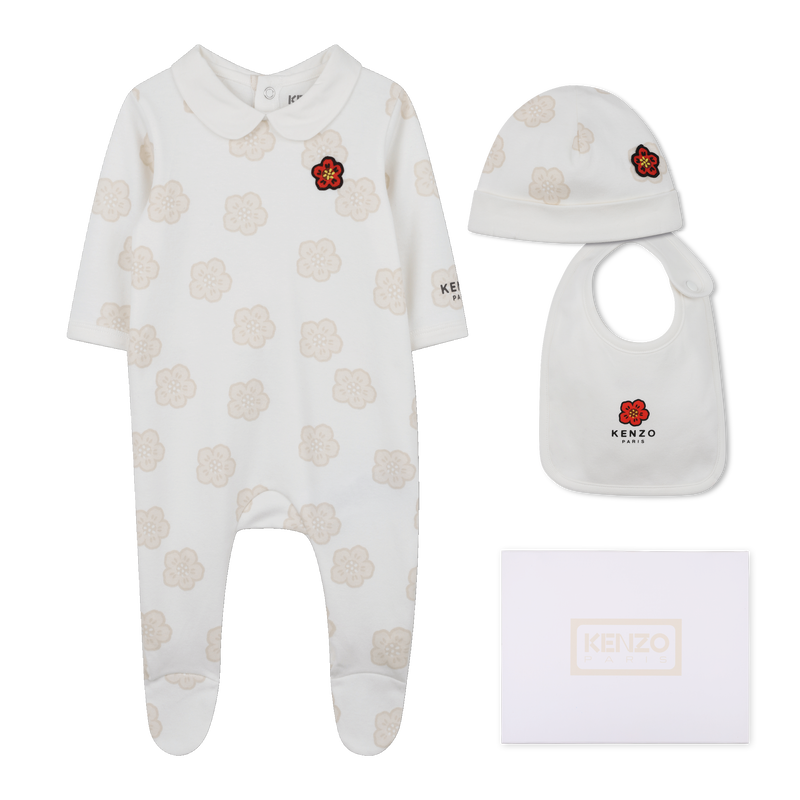 Conjunto de pijama, touca e babador KENZO KIDS 
                        UNISSEX