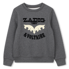 Moletom de l&atilde; com gola redonda ZADIG VOLTAIRE 
                    BOY
