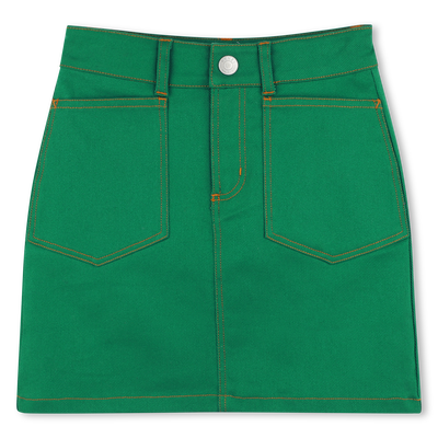 A Line Patch Pocket Skirt KENZO KIDS GIRL