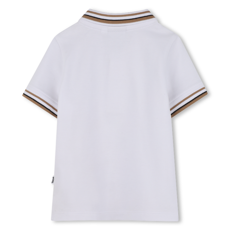 Camisa p&oacute;lo de manga curta BOSS 
                        BOY