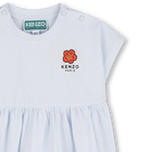 Vestido reunido na cintura KENZO KIDS 
                    GIRL