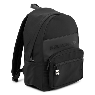 Mochila com logótipo em relevo KARL LAGERFELD KIDS BOY