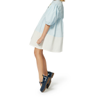 Vestido bicolor em corte evas&eacute; KENZO KIDS 
                    GIRL