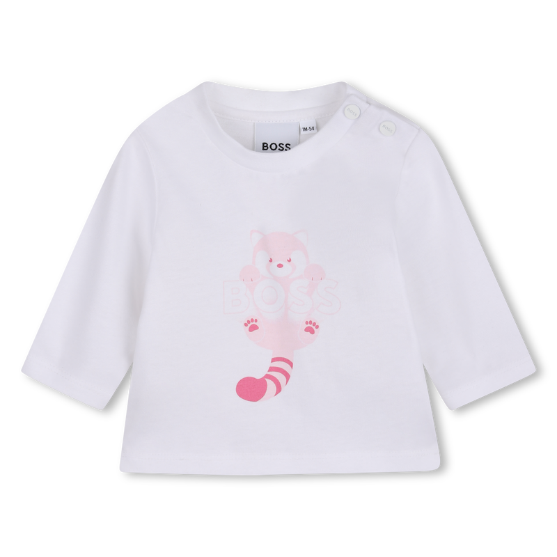Camiseta de manga longa BOSS 
                        GIRL