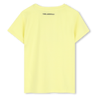 Camiseta de mangas curtas KARL LAGERFELD KIDS 
                    GIRL