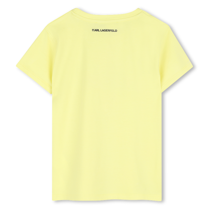 Camiseta de mangas curtas KARL LAGERFELD KIDS 
                        GIRL