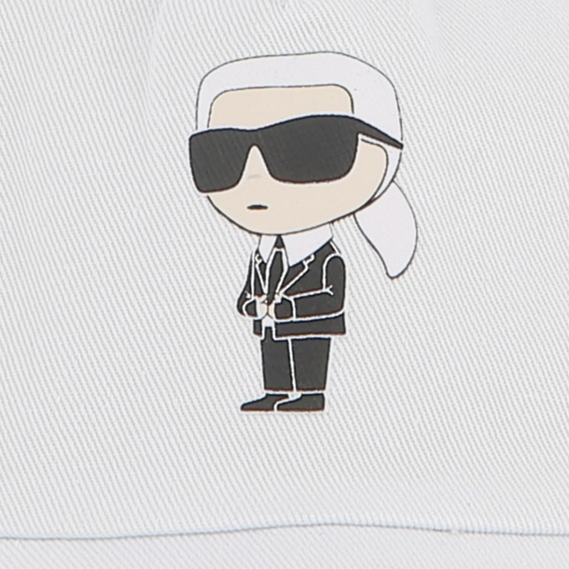 Bon&eacute; revers&iacute;vel de algod&atilde;o KARL LAGERFELD KIDS 
                        BOY