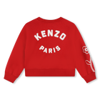 Sweatshirt em molet&atilde;o algod&atilde;o KENZO KIDS 
                    GIRL