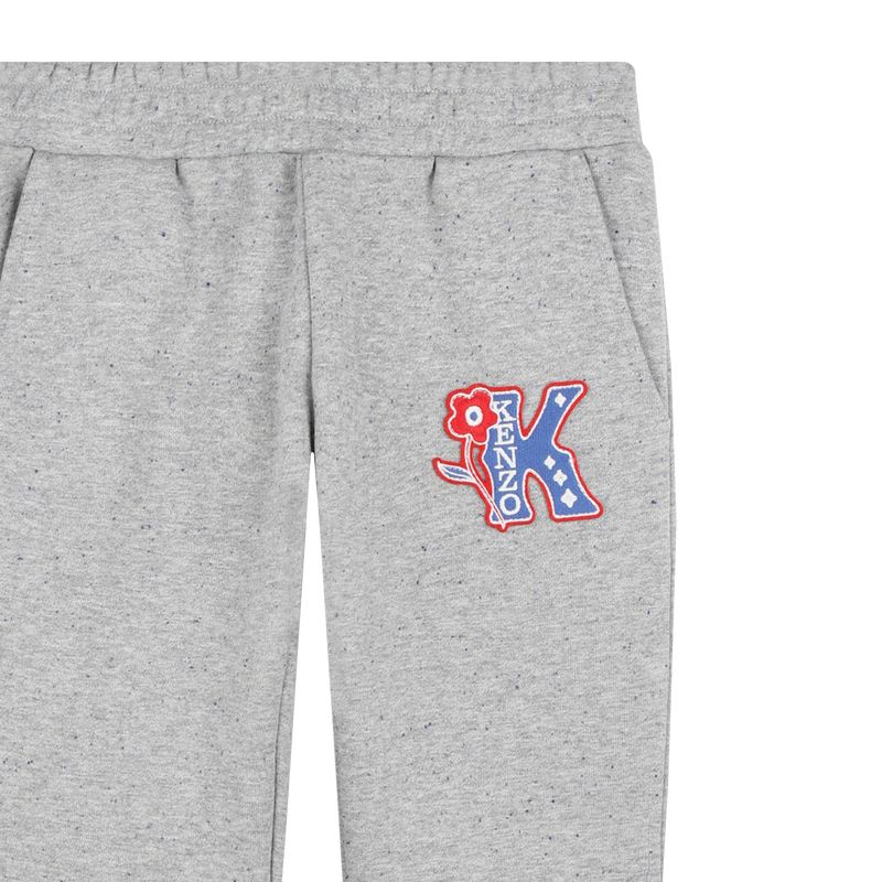 Cal&ccedil;as jogging tecido matizado KENZO KIDS 
                        GIRL