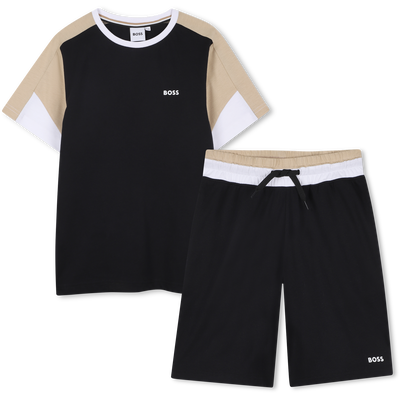 T-shirt + conjunto bermuda BOSS BOY