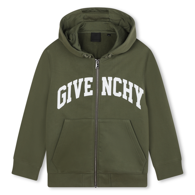 Cardigã com capuz GIVENCHY 
                    BOY