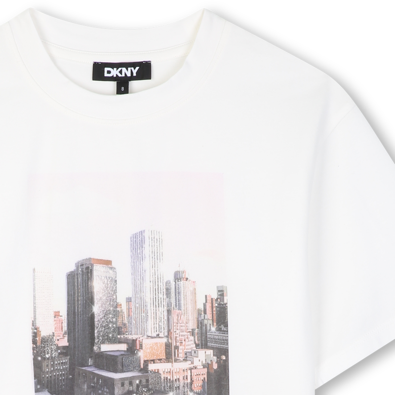 Camiseta de mangas curtas DKNY 
                        GIRL