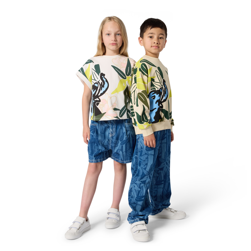 T-SHIRT SEM MANGAS KENZO KIDS 
                        GIRL