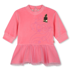 Vestido bi-mat&eacute;ria BILLIEBLUSH 
                    GIRL